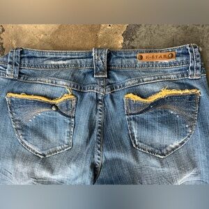 Embroidered R-star Jeans